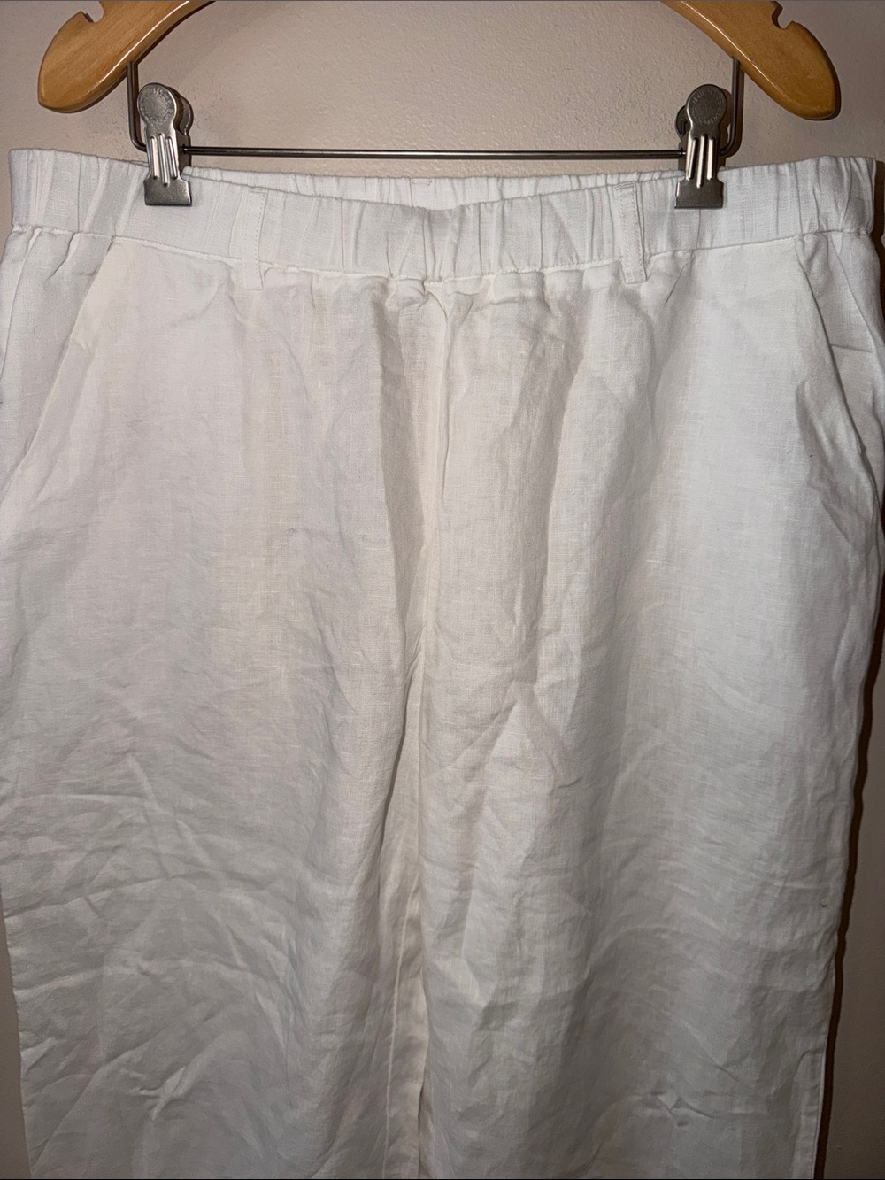 NWT Quince European Linen Pants Size L - Picture 7 of 9